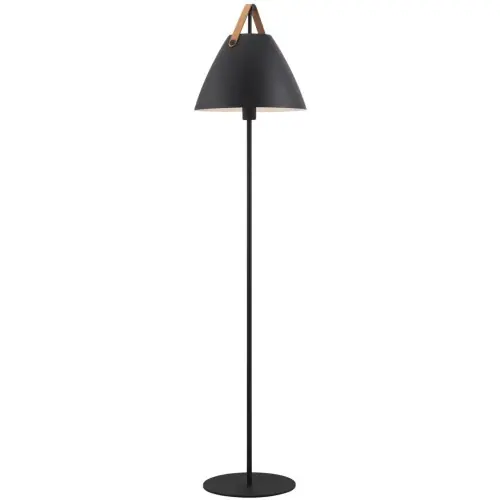 Czarna lampa podłogowa Strap DESIGN FOR THE PEOPLE BY NORDLUX Do wyczerpania zapasów