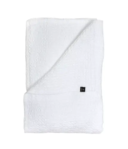 Biała narzuta na łóżko 260x260 Dani White OekoTex Gots HIMLA Nowy