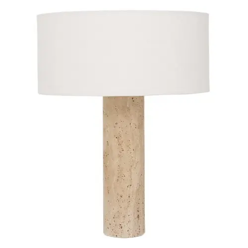 Oferta czasowa Prosta lampa stołowa z trawertynu Marmo UNC