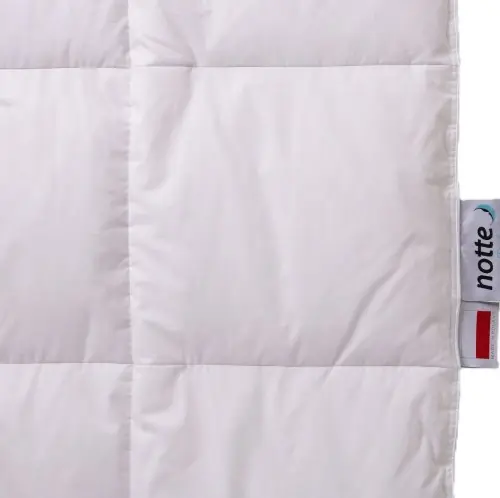 Kołdra z puchu gęsiego 180x200 Perla Light, bawełna, 90% puch, letnia Notte Ostatnia szansa
