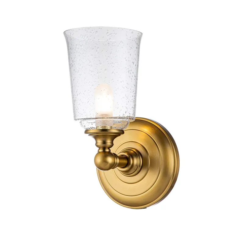 Oferta czasowa Huguenot Lake IP44 kinkiet 1xG9 szczotkowany mosiądz FEHUGOLAKE1BATHBB