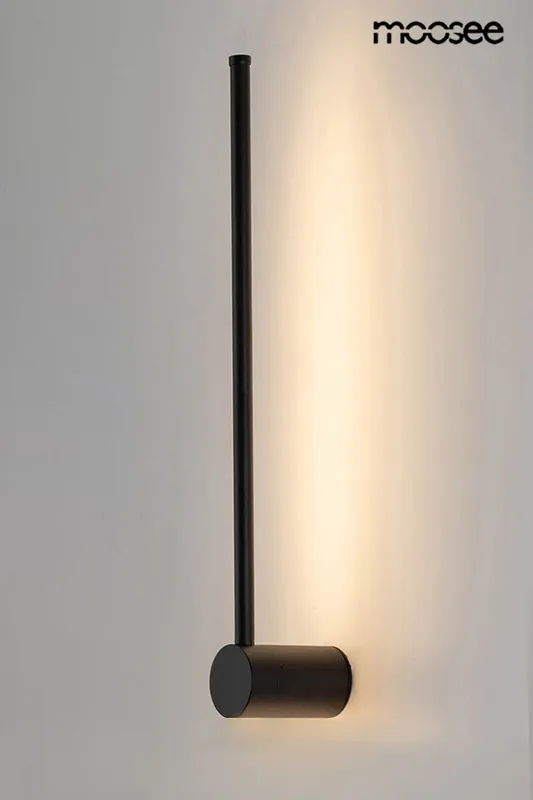 Najlepsza cena Ombre 60 LED kinkiet 1punktowy czarny MSE010100243