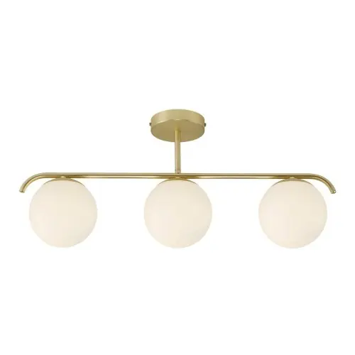 Lampa sufitowa Grant 3 szklane kule kolor mosiądzu NORDLUX Darmowa dostawa