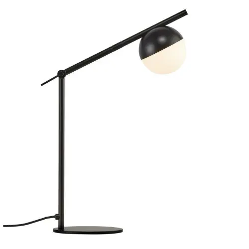 Darmowy zwrot Nowoczesna lampa stołowa biurkowa Contina w kolorze czarnym NORDLUX