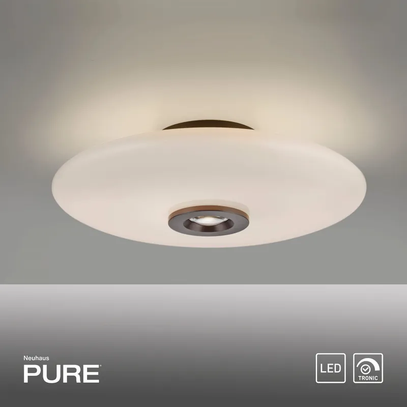 Pure Vitrum lampa sufitowa 1xLED 17W metaliczny brąz 608334 Ostatnie sztuki