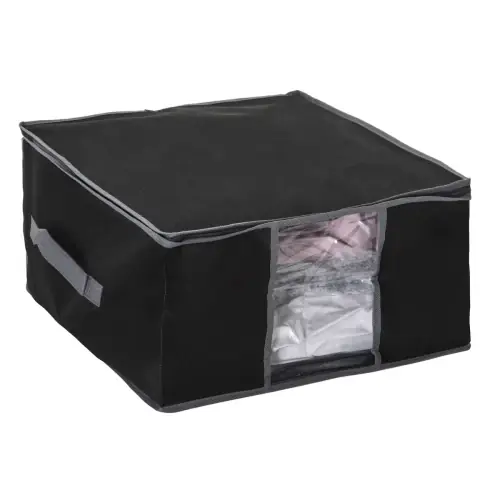 Szybka dostawa Organizer na ubrania i pościel z torbą próżniową Air Store Black 40x40cm 5five