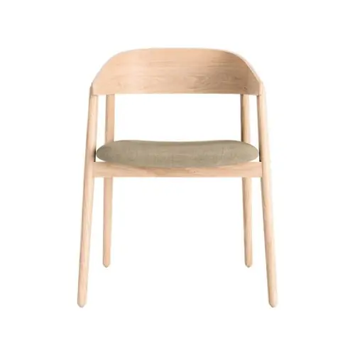 Ekspresowa dostawa Krzesło drewniane tapicerowane AC2, dąb, tkanina Floyd Kvadrat Andersen Furniture
