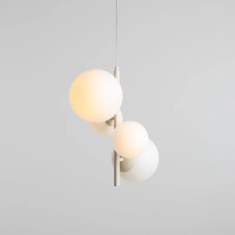 Promocja Bloom lampa wisząca 4punktowa kremowa 1091L9