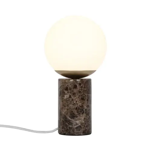 Lampa stołowa marmurowa Lilly Marble Brown Nordlux Okazja