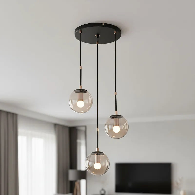 Bezpieczne zakupy Sebia lampa wisząca 3punktowa 61083