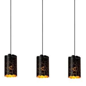 Almelo lampa wisząca 3xE27 czarna 21434/03/30 Hit sprzedaży
