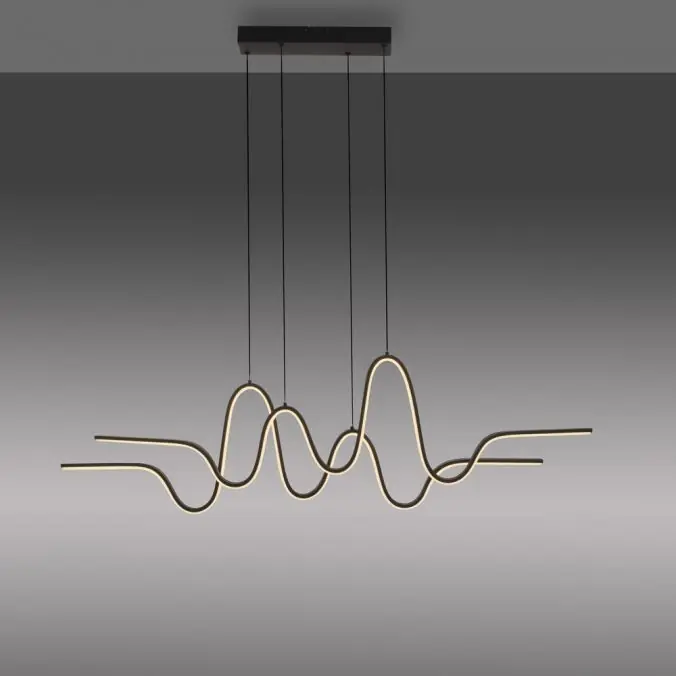 Sprawdź teraz Altitude lampa wisząca LED 59W 3000K czarna 229218