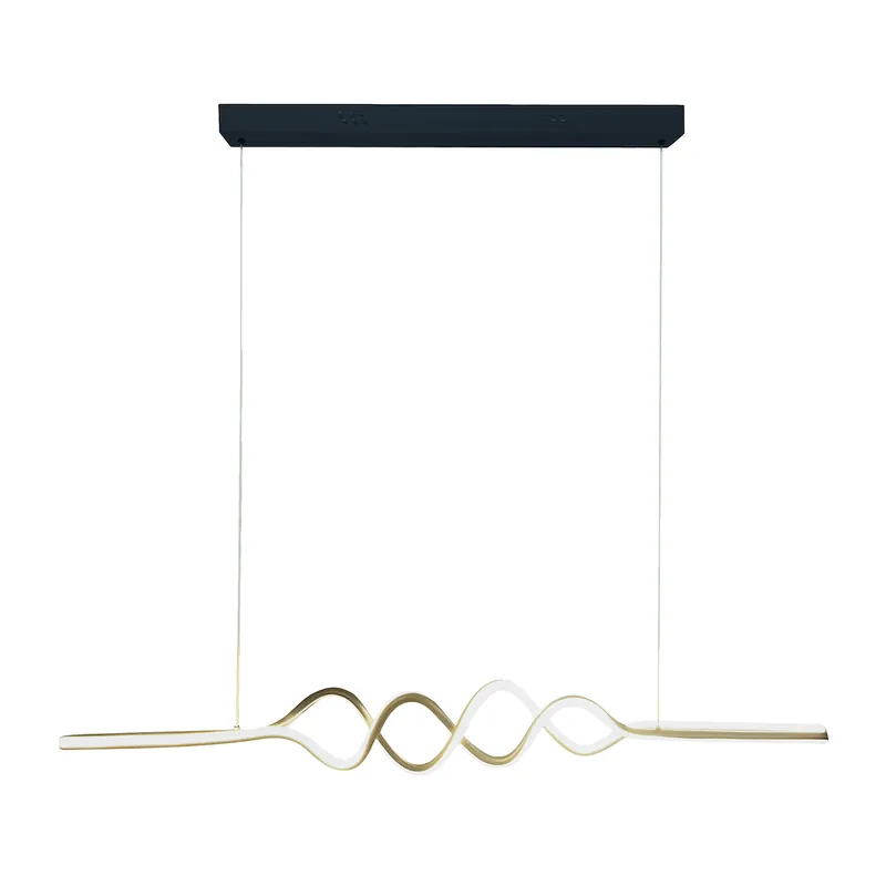 Ancona lampa wisząca LED 36W 4000K czarna/złota ML1575 Szybka wysyłka