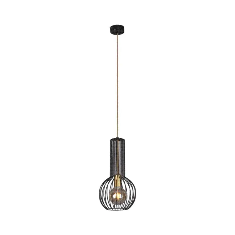 Oferta limitowana Arvi lampa wisząca 1punktowa czarna K4520