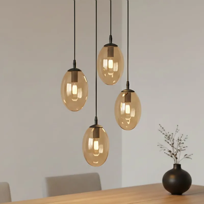 Kup teraz Astral lampa wisząca 4punktowa czarna/miodowa 1267/4PREM