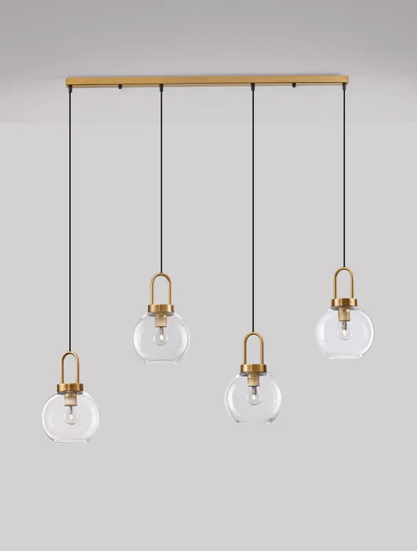 Banes lampa wisząca 4xE27 złota LE42654 Ograniczona ilość