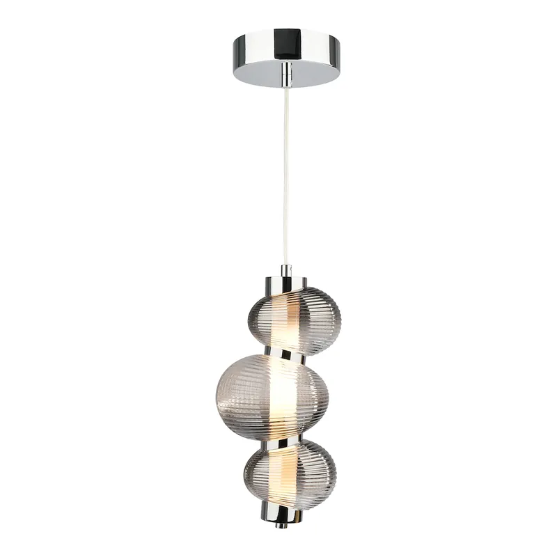 Ostatnia szansa Bolla lampa wisząca LED 12W 3000K chrom/dymiony ML1425