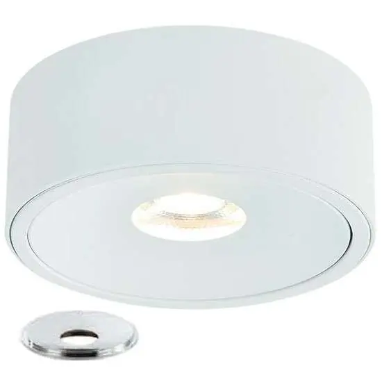 Dodaj do koszyka Sufitowa lampa Neo bianco slim KG + Ufo cromo Orlicki Design OPRAWA metalowa okrągła biała chrom