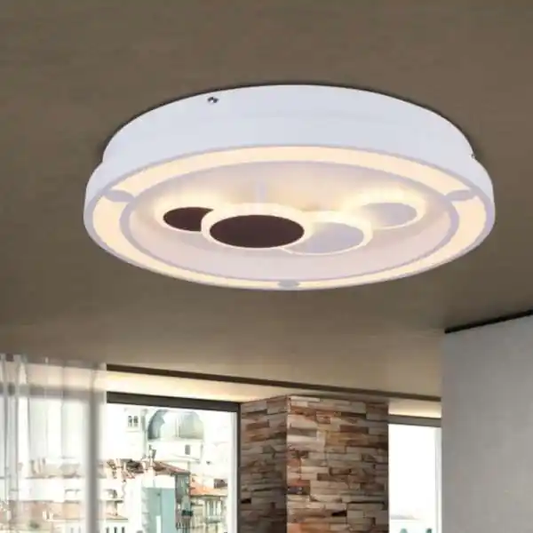 Hit cenowy LAMPA plafon KOLLI 4840550 Globo metalowa OPRAWA okrągła LED 50W 3000K 6000K sufitowa biała