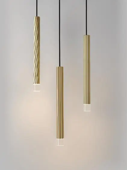 Darmowa dostawa Tobtwist lampa wisząca (Mosiądz polerowany, 30 cm)