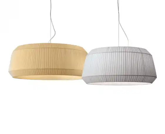 Loto LED lampa wisząca (Klosz plisowana tkanina, Ø 43 cm) Ostatnia szansa
