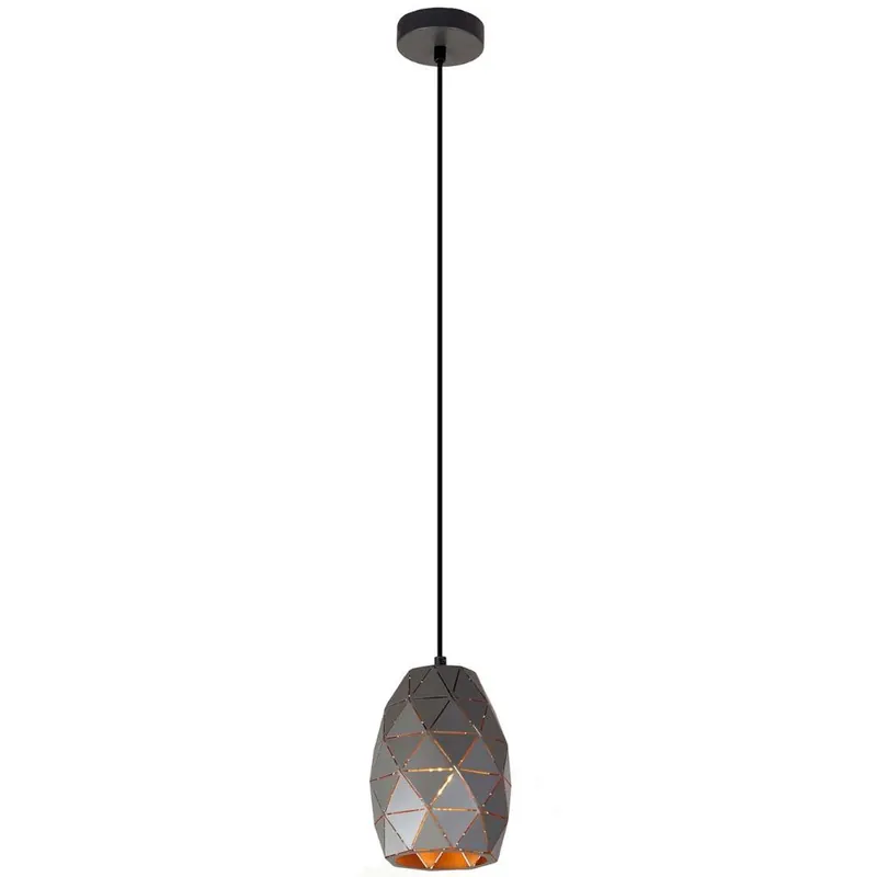 LAMPA wisząca HARLEY MDM3480/1 GR+GD Italux podłużna OPRAWA metalowy ZWIS geometryczny grafitowy złoty szampański Tani