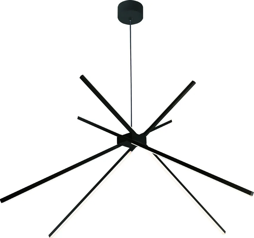 Loftowa LAMPA wisząca SPIDER P0412 Maxlight metalowa OPRAWA pręty LED 33W 3000K zwis czarny Kup online