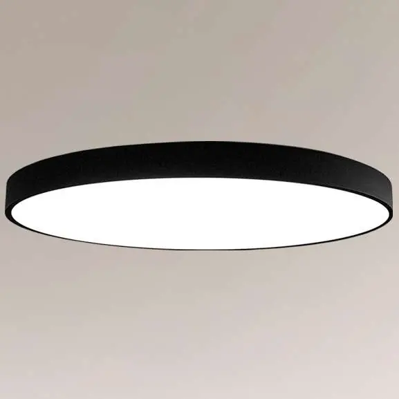 LAMPA sufitowa NUNGO 6000 Shilo metalowa OPRAWA plafon LED 11W 3000K okrągły czarny Nie przegap