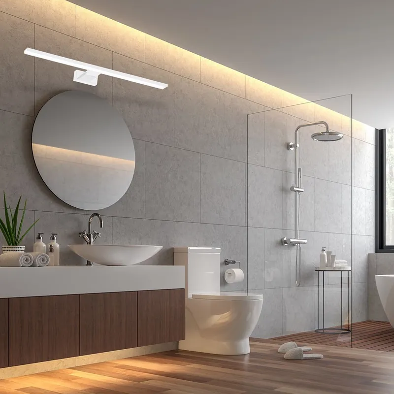 LAMPA ścienna SHINE ML6337 Milagro metalowa OPRAWA łazienkowa LED 15W 4000K kinkiet IP44 biały Dostępne od ręki