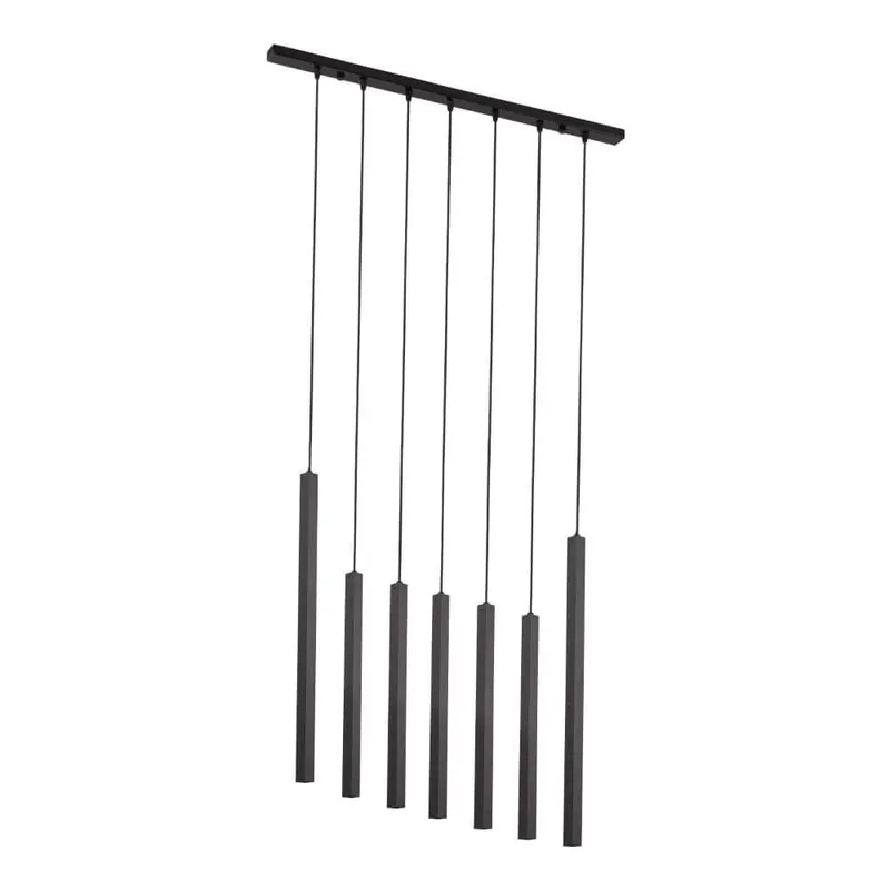 Obniżka ceny Loftowa LAMPA wisząca AOMORI 7984 Shilo metalowa OPRAWA zwis kaskada czarna