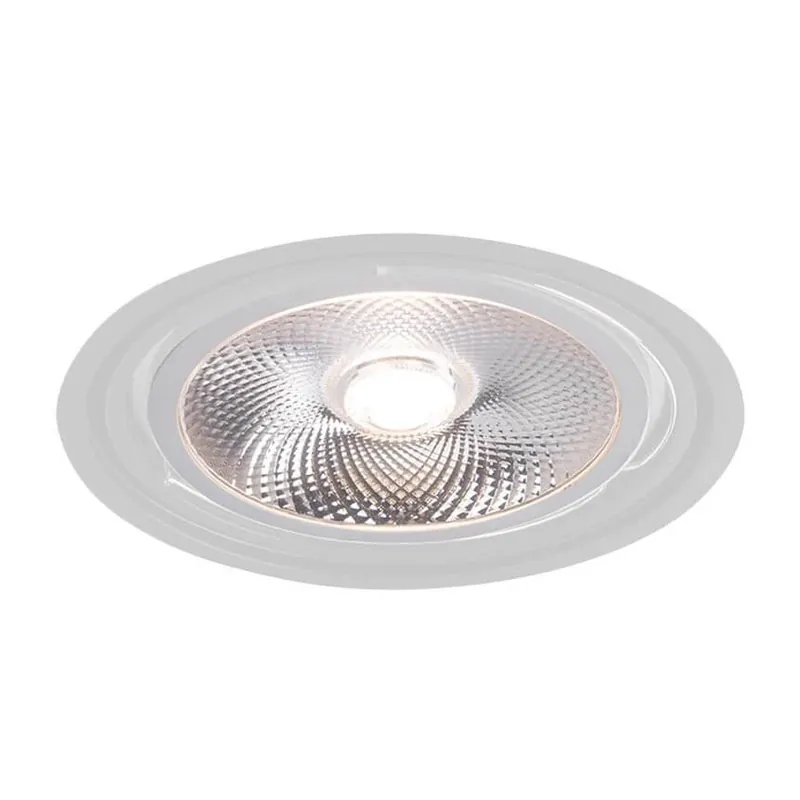 Wpust LAMPA sufitowa WASABI 7384 Shilo okrągła OPRAWA wpuszczana do zabudowy biała Premium