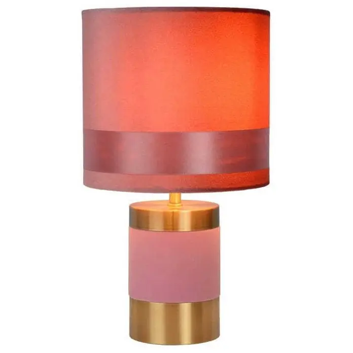 Stołowa LAMPA abażurowa EXTRAVAGANZA FRIZZLE 10500/81/66 Lucide nocna LAMPKA stojąca różowa Ograniczona ilość