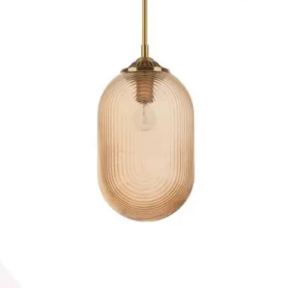Wisząca lampa ARJONA LE41879 szklana loftowy szampański mosiądz outlet Łatwy zwrot