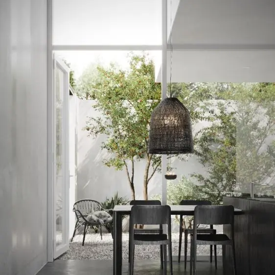 Premium Black Out Outdoor lampa wisząca (Czarna, Ø35 cm)