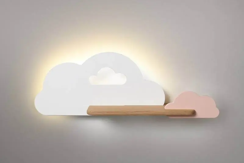 Dostępne od ręki Dziecięca lampa ścienna CLOUD 2176717 chmurki LED 5W 4000K biały różowy