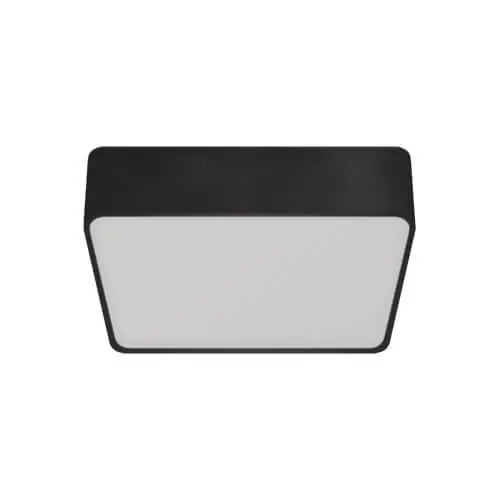 Darmowa dostawa LAMPA sufitowa TOTEM LED D 03929 Ideus kwadratowa OPRAWA metalowa LED 16W 4000K plafon czarny