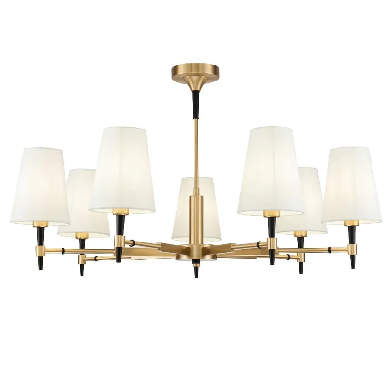 Oferta LAMPA sufitowa ZARAGOZA H001CL07BS Maytoni abażurowa OPRAWA klasyczna mosiądz