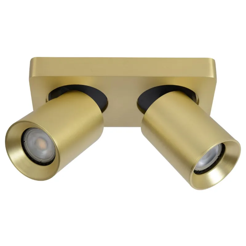 Dostępne od ręki Regulowana LAMPA sufitowa NIGEL 09929/10/02 Lucide metalowa OPRAWA plafoniera reflektorki złote