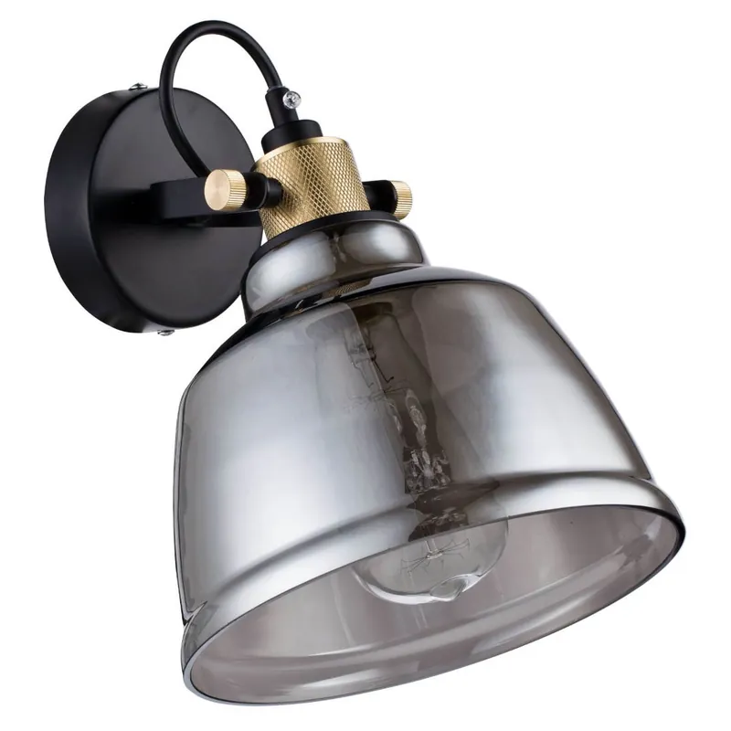 Cena promocyjna Loftowa LAMPA ścienna IRVING T16301C Maytoni industrialna OPRAWA regulowany kinkiet przydymiony