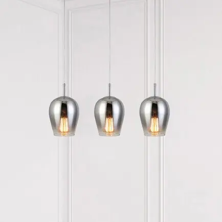 Zamów teraz Szklana LAMPA wisząca PETUNIA 5252 Rabalux skandynawski zwis loftowy do salonu chrom