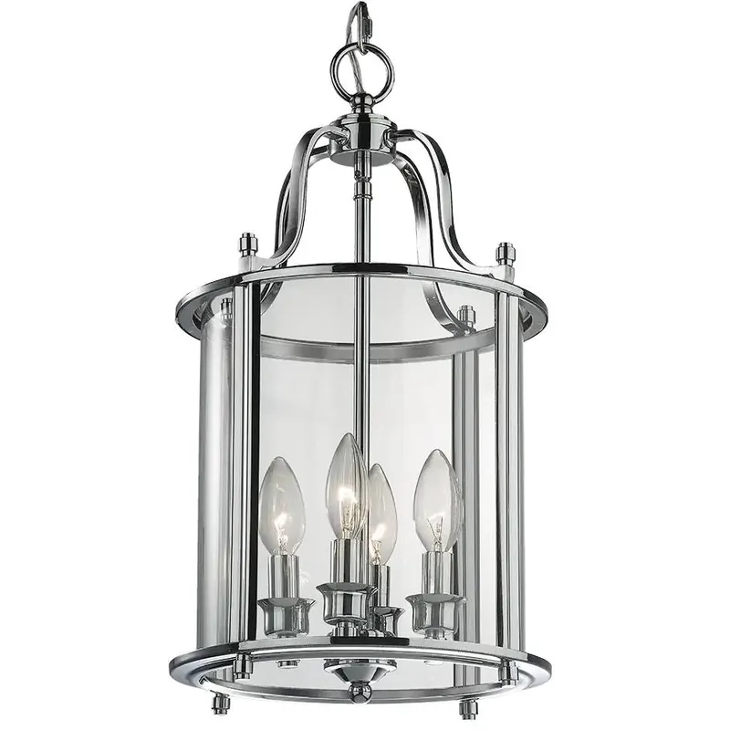 Retro LAMPA wisząca NEW YORK P04550CH Cosmolight industrialny zwis szklany chrom Wybór klientów