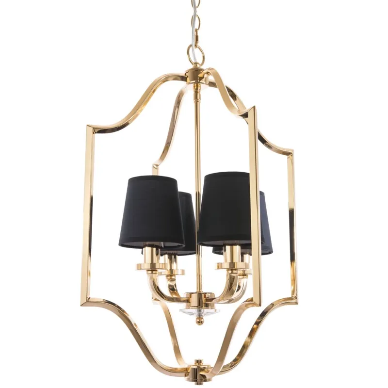 Klasyczna LAMPA wisząca NEW YORK P04667AU Cosmolight metalowy zwis na łańcuchu złoty Zamów teraz