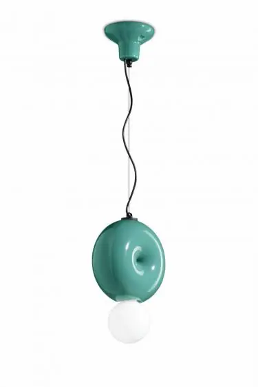 Darmowy zwrot Bumbum lampa wisząca (Turkusowa)