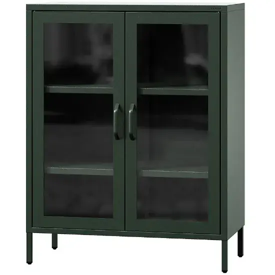Witryna Metalowa Gina Modern Bottle Green Dostępne od ręki