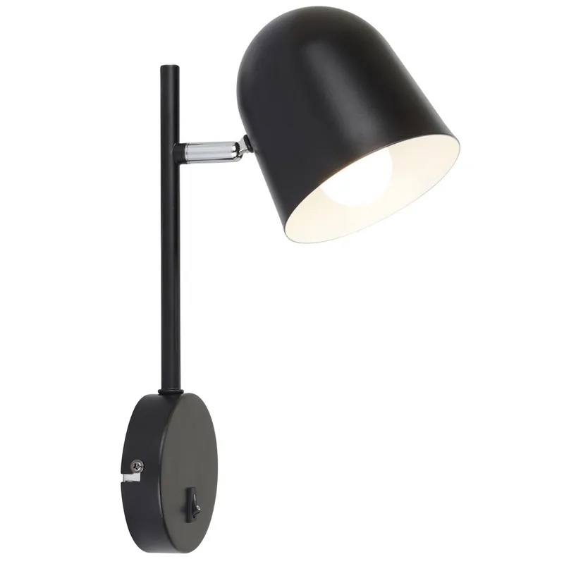 Hit cenowy Nowoczesna LAMPA ścienna EGON 5242 Rabalux metalowy kinkiet regulowany do sypialni czarny