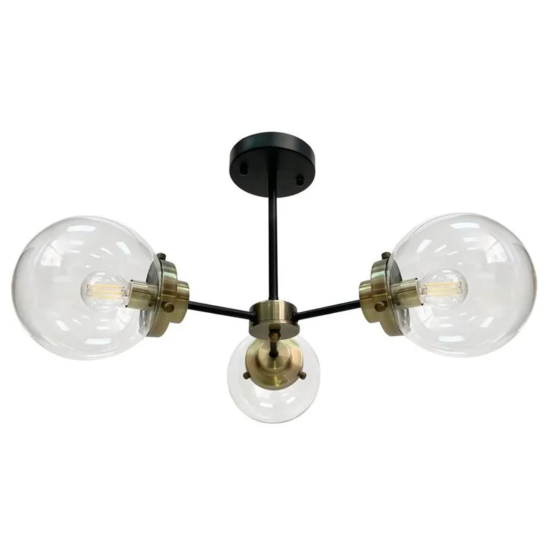 Loftowa lampa sufitowa LENS 3301290 do sypialni kule balls czarne patyna Ekspresowa dostawa