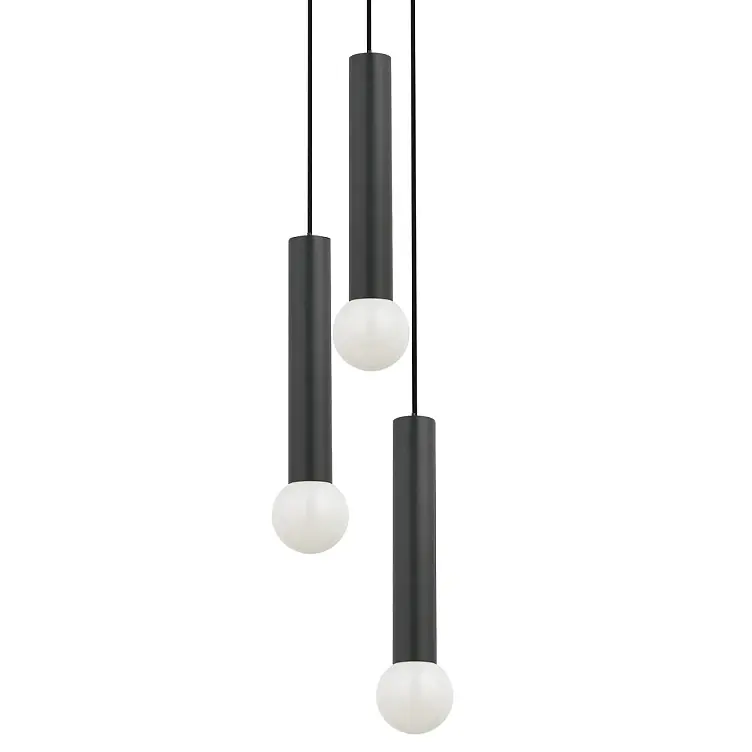 Nowoczesna lampa wisząca Baton 7856 kaskada do jadalni czarna Kup teraz
