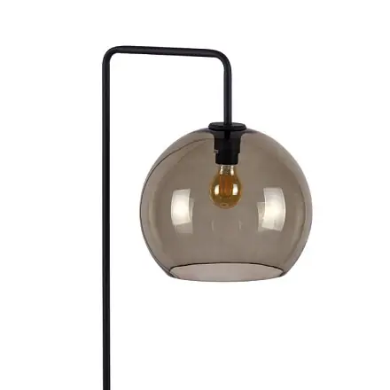 Stojąca lampa podłogowa Monaco 8794 ball do salonu czarna loft Szybka dostawa