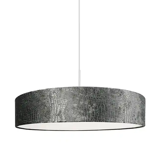 Kup online Szara lampa wisząca Croco 8948 nowoczesna do przedpokoju wzorki