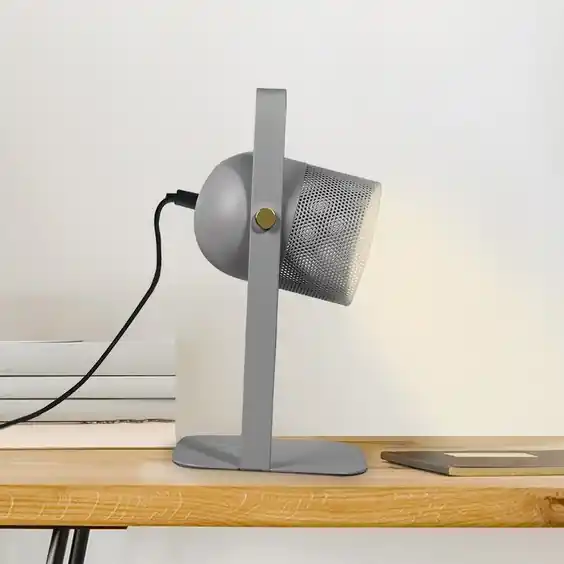 Kup online Nowoczesna lampa stołowa Ronnie 5254 metalowa z regulacją gabinet szara